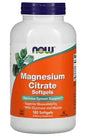 Magnesium Citrate, 180 Softgels - Now Foods - welzo