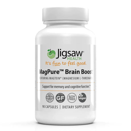 MagPureâ„¢ (Magtein) Brain Boost - 90 Capsules - Jigsaw Health - welzo