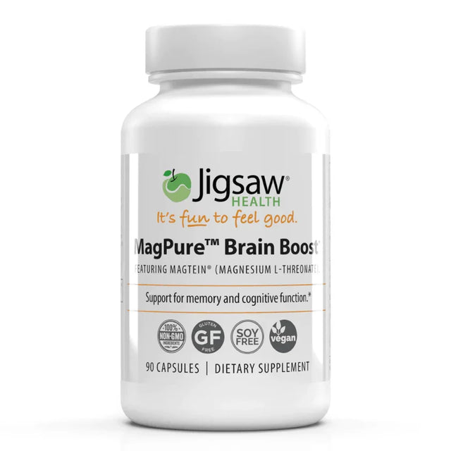 MagPureâ„¢ (Magtein) Brain Boost - 90 Capsules - Jigsaw Health - welzo