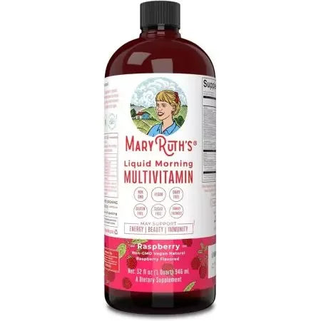 MaryRuth Liquid Morning Multivitamin, Raspberry