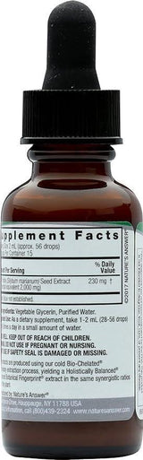 Milk Thistle (Alcohol Free) 2,000 mg, 1 fl oz (30 ml) - Nature's Answer - welzo