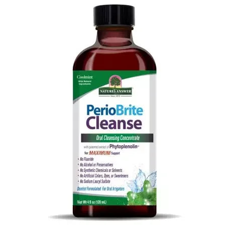 Nature's Answer PerioBrite Cleanse Oral Cleansing Concentrate 4 Oz (120ml)