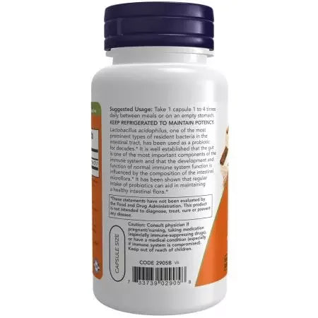Now Foods Acidophilus 2 Billion Veg Capsules