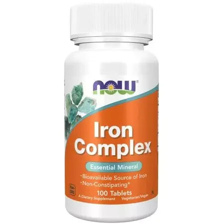 Now Foods Iron Complex 100 Tablets