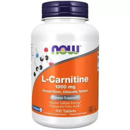 Now Foods LCarnitine 1000 mg 100 Tablets