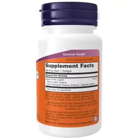 Now Foods Lutein Softgels