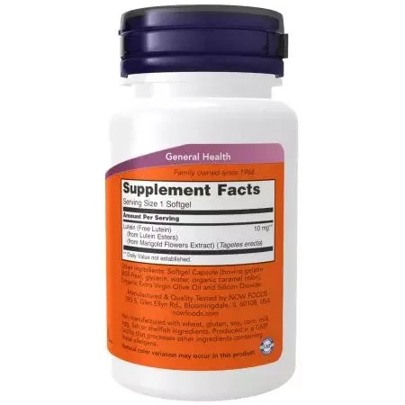 Now Foods Lutein Softgels