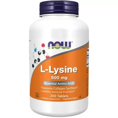 Now Foods Lysine 500mg Tablets