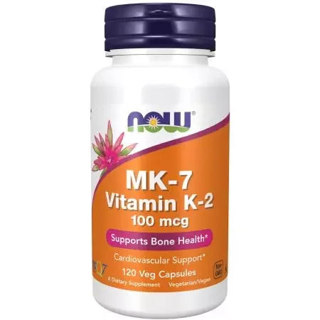 Now Foods MK7 Vitamin K2 100 mcg Veg Capsules