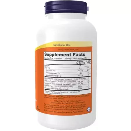Now Foods Omega 369 1000 mg Softgels