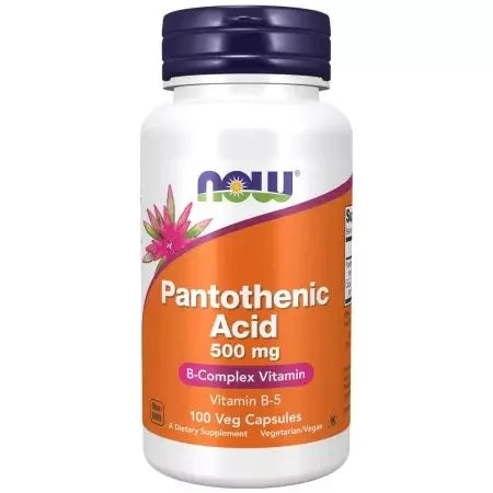 Now Foods Pantothenic Acid (Vitamin B5) 500 mg Capsules