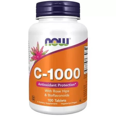 Now Foods Vitamin C1,000 with Rose Hips & Bioflavonoids Tablets