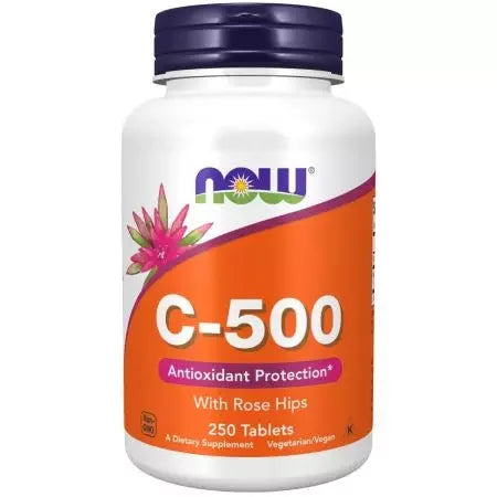 Now Foods Vitamin C500 with Rose Hips Tablets