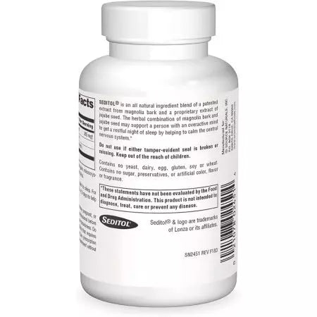 Source Naturals Seditol 365mg Capsules