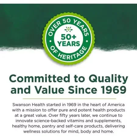 Swanson Vitamin B12 500mcg Capsules