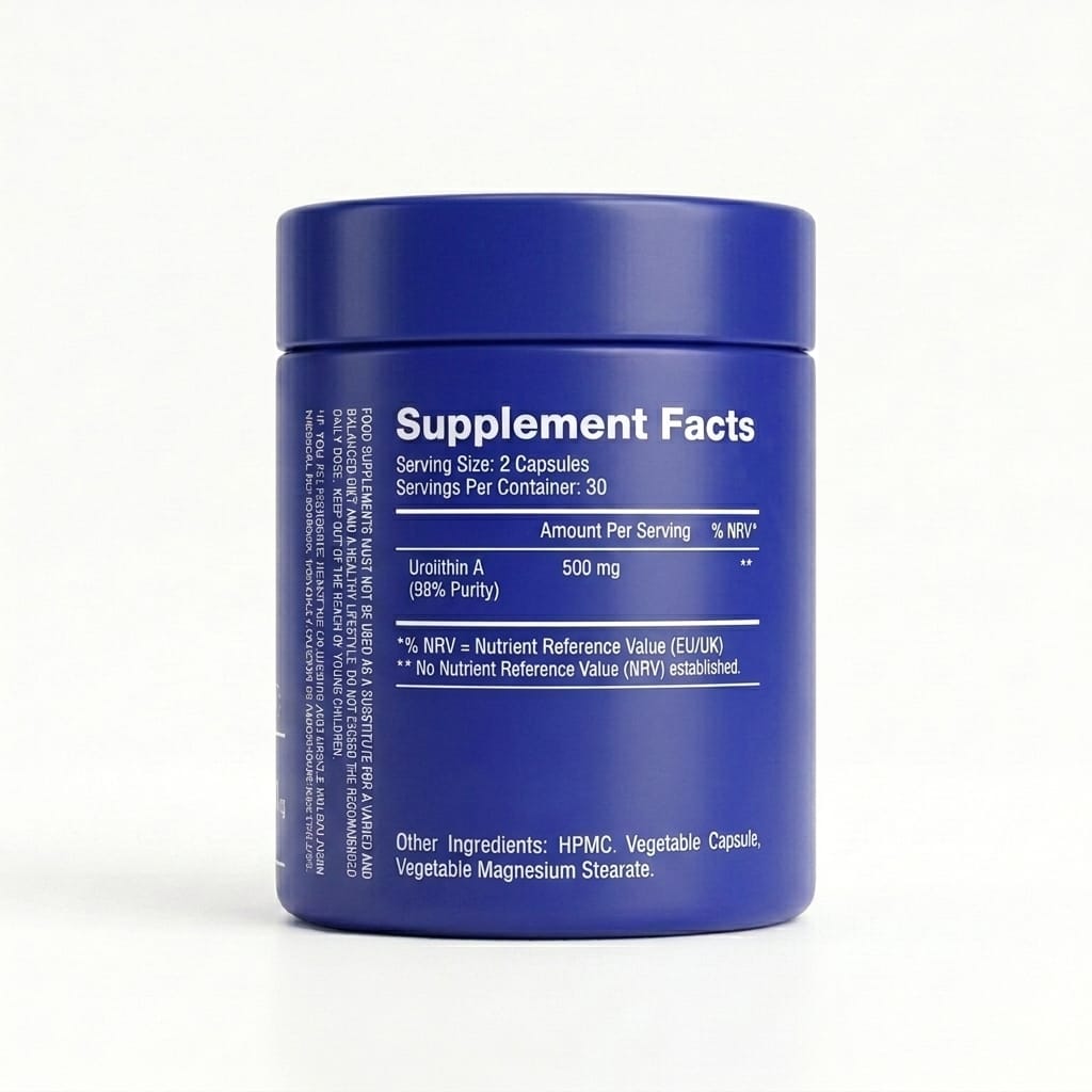 Ultra Purity MitoRenew Urolithin A 500mg mitophagy capsules – view 6