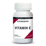 Vitamin E 100IU, Hypoallergenic, 100 Capsules - Kirkman Laboratories - welzo